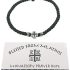 Blessed Greek Christian Orthodox Handmade Prayer Rope from Mt. Athos (Komboskoini Chotki) Thin Black with Black Metalic Cross Blessed Greek Christian Orthodox Handmade Prayer Rope from Mt. Athos (Komboskoini Chotki) Thin Black with Black Metalic Cross