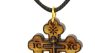 Most Original Gifts AUTHENTIC Bethlehem Olive Wood Eastern Cross Pendant in Natural Cotton Pouch with Christogram - Cross for Men & Women