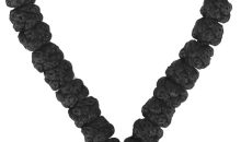 Mikovivi Christian Orthodox Prayer Rope, Black Handmade Polyester Thread Orthodox Greek Prayer Beads Rope Chotki Komboskini Knot Bracelet with Cross Pendant for Christians Gifts