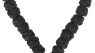 Mikovivi Christian Orthodox Prayer Rope, Black Handmade Polyester Thread Orthodox Greek Prayer Beads Rope Chotki Komboskini Knot Bracelet with Cross Pendant for Christians Gifts