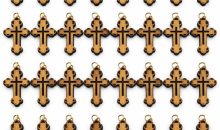 Zuluf Small Laser Cut Wooden Charms Pendants from Jerusalem Holy Land – Christian Rosary & Jewelry Making Supplies – Mini Authentic Bethlehem Crafts