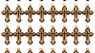Zuluf Small Laser Cut Wooden Charms Pendants from Jerusalem Holy Land – Christian Rosary & Jewelry Making Supplies – Mini Authentic Bethlehem Crafts