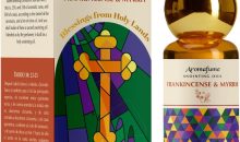 Frankincense & Myrrh Anointing Oil, 9ml, Christian Gifts, Aromafume | Blessings from The Holy Lands | Blessed Olive Oil from Jerusalem with Biblical Spices | Holy Oils for Prayer and Protection