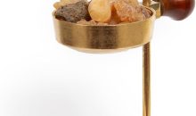 Christian Incense Burner, Cross Incense Holder – Tea Light Candle or Charcoal Resin Heated for Home Decor, Beautiful Adjustable Design for Worship and Spiritual Gifts, Offering a Calming Atmosphere.