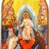 Wooden Greek Christian Orthodox Wood Icon of the Resurrection / MP2 Wooden Greek Christian Orthodox Wood Icon of the Resurrection / MP2