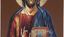 Brilucky Handmade Wood Greek Christian Orthodox Icons of Jesus Christ,Orthodox Christian Catholic Icons for Room Home Decor Jesus (5.1 X 3.5 in)