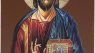 Brilucky Handmade Wood Greek Christian Orthodox Icons of Jesus Christ,Orthodox Christian Catholic Icons for Room Home Decor Jesus (5.1 X 3.5 in)
