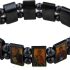 Iconsgr Christian Orthodox Greek Religious Hematite Bracelet with Saints