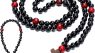 Misdary 2 Pcs Christian Orthodox Prayer Rope Oak Wooden Chotki Cross Blessing Prayer Beads 30 100 Knots with Red Bead Cross Charm Tassel Pray Black for Religious Catholic Gift for Men Women