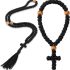 Quelay 2 Pcs Orthodox Prayer Rope 100 Knot Christian Chotki Prayer Rope 33 Knot Handmade Bracelet Greek Komboskini for Protection Blessing Gifts Car Hanging Charm Home Ornament(Black,Stylish Style) Quelay 2 Pcs Orthodox Prayer Rope 100 Knot Christian Chotki Prayer Rope 33 Knot Handmade Bracelet Greek Komboskini for Protection Blessing Gifts Car Hanging Charm Home Ornament(Black,Stylish Style)