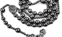Large Heavy Hematite rosary beads catholic for men | Rosary Necklace with Virgin Mary medal,Handmade,rosarios catolicos Cross Necklace Catholic Gifts Large Heavy Hematite rosary beads catholic for men | Rosary Necklace with Virgin Mary medal,Handmade,rosarios catolicos Cross Necklace Catholic Gifts