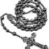 Large Heavy Hematite rosary beads catholic for men | Rosary Necklace with Virgin Mary medal,Handmade,rosarios catolicos Cross Necklace Catholic Gifts Large Heavy Hematite rosary beads catholic for men | Rosary Necklace with Virgin Mary medal,Handmade,rosarios catolicos Cross Necklace Catholic Gifts