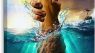 Framed Jesus Christ Canvas Wall Art The Hand of God Jesus Reaching Into Water Christian Painting Prints Biblical Wall Decor Religious Room Decor for Church Prayer Room Schools Hospitals 12