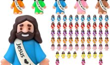 Bememo 50 Pcs Mini Jesus Figures Jesus Loves You Christ Toys Little Christ Figures to Hide and Seek Sunday School Religious Favors Gift(Colorful) Bememo 50 Pcs Mini Jesus Figures Jesus Loves You Christ Toys Little Christ Figures to Hide and Seek Sunday School Religious Favors Gift(Colorful)