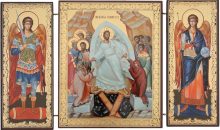 BlessedMart Orthodox Triptych Icon – Folding Wooden Byzantine Icon – Christian Religious Home Decor & Gift (Resurrection of Christ – Harrowing of Hades) BlessedMart Orthodox Triptych Icon – Folding Wooden Byzantine Icon – Christian Religious Home Decor & Gift (Resurrection of Christ – Harrowing of Hades)