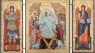 BlessedMart Orthodox Triptych Icon – Folding Wooden Byzantine Icon – Christian Religious Home Decor & Gift (Resurrection of Christ – Harrowing of Hades)