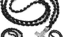 Quelay 3 Pcs Handmade Orthodox Prayer Rope 100 50 33 Knot Paracord Set Christian Greek Prayer Rope Protection Blessing Cross Charm Tassel Car Hanging Charm (Metal) Quelay 3 Pcs Handmade Orthodox Prayer Rope 100 50 33 Knot Paracord Set Christian Greek Prayer Rope Protection Blessing Cross Charm Tassel Car Hanging Charm (Metal)