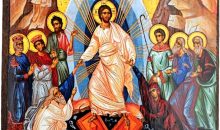 Wooden Greek Christian Orthodox Wood Icon of the Resurrection / A0 Wooden Greek Christian Orthodox Wood Icon of the Resurrection / A0