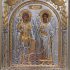 Archangels Michael & Gabriel Silver Orthodox Icon/Greek/Handmade Archangels Michael & Gabriel Silver Orthodox Icon/Greek/Handmade
