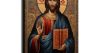 Orthodox Icon of Jesus Christ The Savior Poster Robert Frost Poem Poster Art Canvas Painting HD Painting Printing Artwork for Bedroom Wall Home Decoration (12×18inch_Unframed)