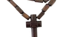 Iconsgr Greek Orthodox Wooden Cross Prayer Rosary Necklace / 11