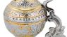 Greek Orthodox Censer, Brass Incense Burner with Engraved Cross (7698-gn/2)