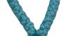 1Pc Handmade Christian 33 Knot Orthodox Greek Omboskoini Prayer Rope Protection Blessing Cross Charm Tassel Car Hanging Charm (Turquoise Blue)