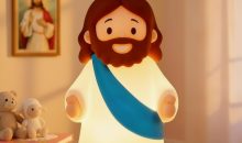 magical JD Little Jesus Night Light, Mini Silicone Jesus Lamp, Dimmable Rechargeable Touch Bedside Lamp for Nursery & Kids, Ideal Religious Gift for Christmas, Easter and Baptism (Blue) magical JD Little Jesus Night Light, Mini Silicone Jesus Lamp, Dimmable Rechargeable Touch Bedside Lamp for Nursery & Kids, Ideal Religious Gift for Christmas, Easter and Baptism (Blue)