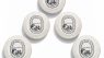 Diptyque Philosykos Scented Soap 5-Piece Set – 30g 1.05 ounces each - Round Bars – Pleat-Wrapped Luxury Amenities, Made in Italy