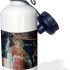 3dRose “Greece Epirus Moni Tsoukas Monastery Fresco of Saint George Sports” Water Bottle, 21 oz, Natural