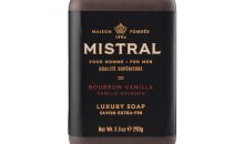 Mistral Bourbon Vanilla Luxury Bar Soap for Men, Natural Soap Bar, 8.8 oz