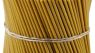 Danilovo Pure Beeswax Candles - Honey-Scented, Decorative Thin Taper Candles - Ideal for Birthday Decoration or Church Prayers - Drip Free, Tall & Smokeless Pack of 50 pcs, 6.3 x 0.2 inch