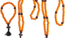 DICOSMETIC 3Pcs Christian Orthodox Prayer Rope Wooden Chotki 30/80/100 Knots Anglican Prayer Beads Cross Blessing Prayer Beads with Tassel Religious Gift for Men Women