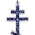 Eastern Orthodox Cross Necklace Sterling Silver Christain Greek Eastern Orthodox Jewelry Gift for Men