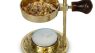 Holy Land Market Smokeless Brass Incense Burner Kit - Resin Censer