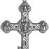 HZMAN Large Russian Eastern Orthodox Cross Necklace for Men Retro Religious Cross Pendant Christian Jewelry Gift
