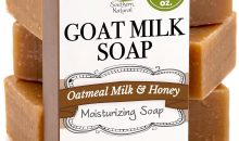 Southern Natural Goat Milk Soap Bar Oatmeal Milk & Honey, 3 Pack, Dry Skin Southern Natural Goat Milk Soap Bar Oatmeal Milk & Honey, 3 Pack, Dry Skin