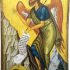 Wooden Greek Christian Orthodox Wood Icon of Saint John the Baptist / A0