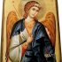 Iconsgr Wooden Greek Christian Orthodox Wood Icon of Archangel Michael / A0