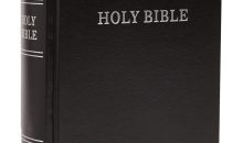KJV, Pew Bible, Large Print, Hardcover, Black, Red Letter, Comfort Print: Holy Bible, King James Version