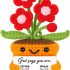 Christian Religious Gifts for Women Daughter Mom Birthday Inspirational | Faith Based Spiritual Godly Office Decor Friends Sister Coworker Encouragement God Says You Are Handmade Flowers