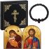 Orthodox Pocket Icon Gift Set with Prayer Bracelet for Daily Prayer | Pocket Icon and Prayer Bracelet for Daily Devotion, Travel Prayer, Christian Gifts and Orthodox Faith