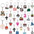 Canberly 30Pcs Jesus Religious Keychains, Inspirational Christian Keychains with Faith Sayings, Assorted Jesus Cross Keyrings for Church Gifts, Party Favors, Bible Study, Religious Event Giveaways
