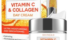 Skin 2.0 Vitamin C & Collagen Face Moisturizer – Dermatologist Tested, Anti-Aging, Skin Tightening – Brightening, Clean Beauty, Cruelty-Free, Korean Skincare for All Skin Types – 1.69 Fl oz