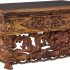 Tribe Azure Fair Trade Small Altar Table, Meditation Table Altar, Small Puja Table, Meditation Altar Wood Wiccan Buddhist, Tea Japanese, Low Side Dragon (Small)