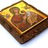 Magnet Wooden Greek Christian Orthodox Wood Icon of Virgin Mary/ A8