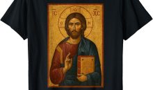 Christian Orthodox Jesus Christ Icon T-Shirt Christian Orthodox Jesus Christ Icon T-Shirt