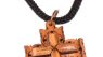 Holy Land Market Unisex Cross Necklace Olive Wood Pendant Holy Land Wooden Cross Necklace