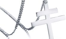 Stainless Steel Christian Orthodox Cross Pendant Necklace for Men Women Stainless Steel Christian Orthodox Cross Pendant Necklace for Men Women