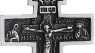 KOMI 316L Stainless Steel Necklace Jesus Crucifix Cross Necklace For Men Celtic Orthodox Cross Necklace Virgin Mary Pendant Necklace Viking Rune Chain Necklace Religious Christian Jewelry Gifts For Men